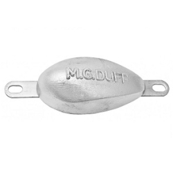 MGDuff aluminium anode AD77 met strip huid/roer