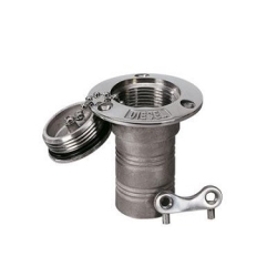Dekvuldop RVS diesel voor slang 38 mm