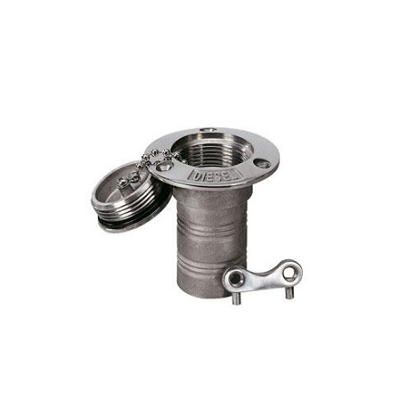 Dekvuldop RVS diesel voor slang 38 mm