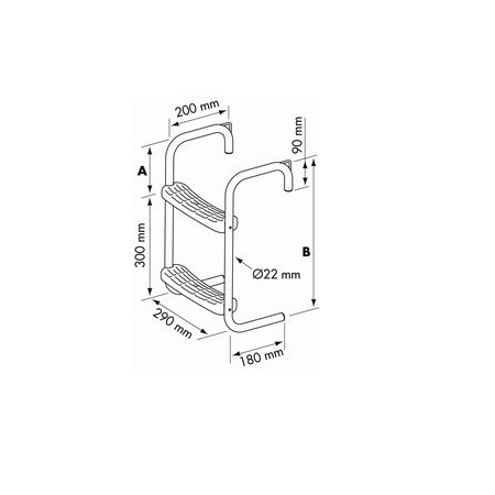 Plastimo opstaptrapje 55705
