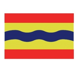 Provincievlag Overijssel 20x30 cm Provincievlag Overijssel 20x30 cm