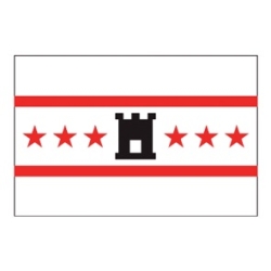 Provincievlag Drenthe 20x30 cm