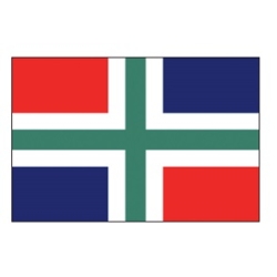 Provincievlag Groningen 20x30 cm