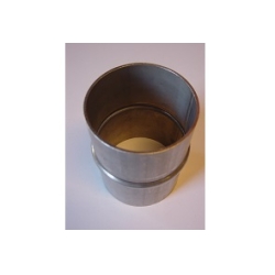 RVS uitlaatstuk 87 mm