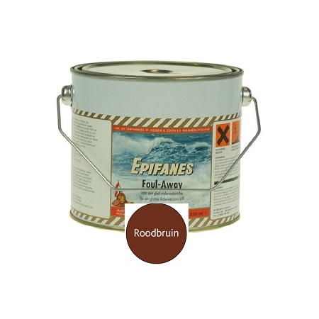 Epifanes Foul-Away roodbruin 2 liter antifouling