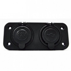 USB + 12 Volt stopcontact