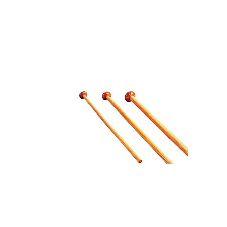 Vlaggenstok hout 100 cm recht