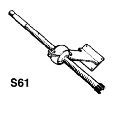 Ultraflex S61 aansluitset, spiegelmontage