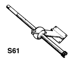 Ultraflex S61 aansluitset, spiegelmontage