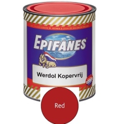 Epifanes Werdol Kopervrij rood 750 ml.