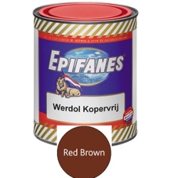 Epifanes Werdol Kopervrij roodbruin 750 ml.