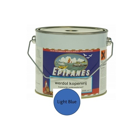 Epifanes Werdol Kopervrij blauw 2000 ml.