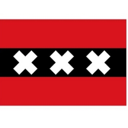 Vlag Amsterdam 50x75 cm