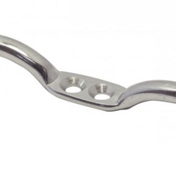 Vlaggenlijnkikker RVS 90 mm