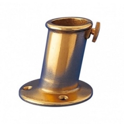 Vlaggenstokhouder messing 25 mm