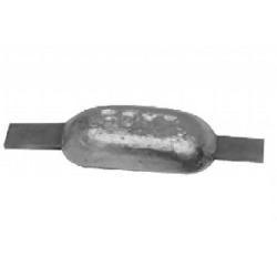 Aluminium anode 0,6 kg met strip