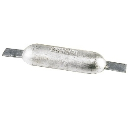 Aluminium anode 1 kg met strip