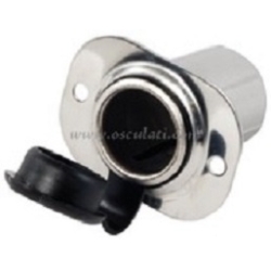 Stopcontact RVS inbouw Osculati