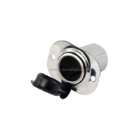 Stopcontact RVS inbouw Osculati