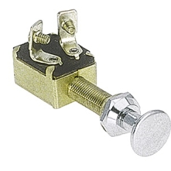 Trekschakelaar chroom