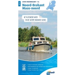 ANWB waterkaart 16 Noord-Brabant Maas-noord