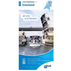 ANWB waterkaart 1 Friesland