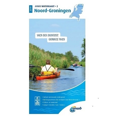 ANWB waterkaart 2 Noord-Groningen