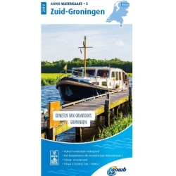 ANWB waterkaart 3 Zuid-Groningen