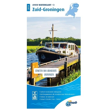 ANWB waterkaart 3 Zuid-Groningen