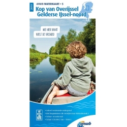 ANWB waterkaart 5 Kop van Overijssel Gelderse IJssel Noord