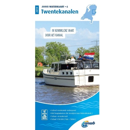 ANWB waterkaart 6 Twentekanalen