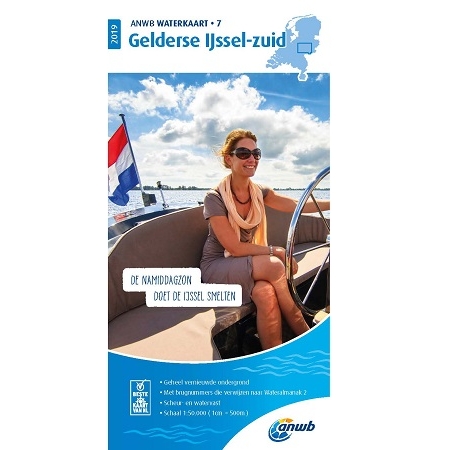 ANWB waterkaart 7 Gelderse IJssel Zuid