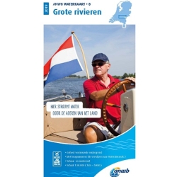ANWB waterkaart 8 Grote Rivieren