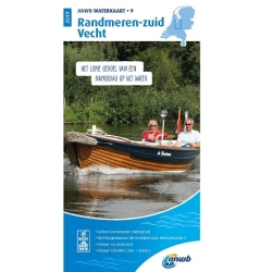 ANWB waterkaart 9 Randmeren-zuid Vecht