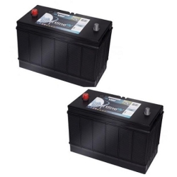 2 stuks VMF Sportline accu 102-105 Ah