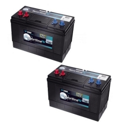 2 stuks VMF Sportline accu VDC31M 105 Ah Deep Cycle