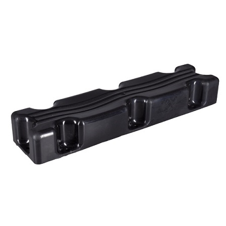 Pontonfender zwart 50 cm.