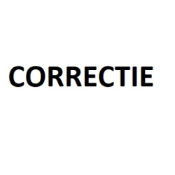 Correctie