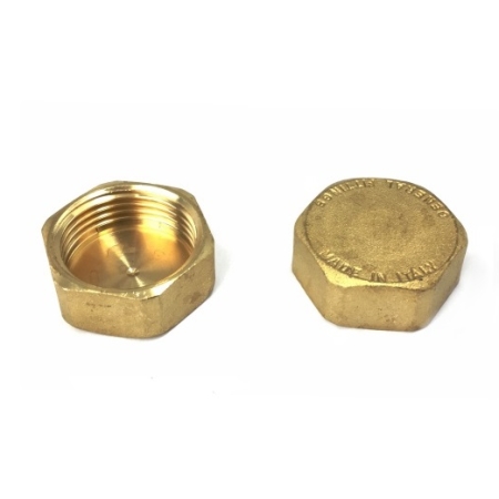 Dop messing binnendraad