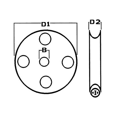 hye staaldraadschijf tekening