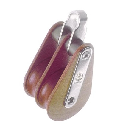 Jachtblok HYE 1-schijf beugel Tufnol