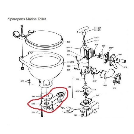 RM69 onderstuk RM503 tekening.