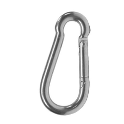 RVS karabijnhaak 50 mm