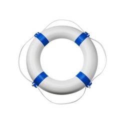 Reddingsboei klein wit/blauw