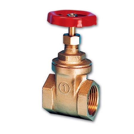 Schuifafsluiter messing 1schuifkraan