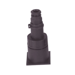 Dekstopcontact waterdicht opbouw 3-polig