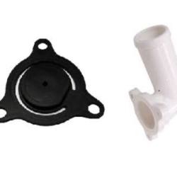 TMC terugslagklep + bocht