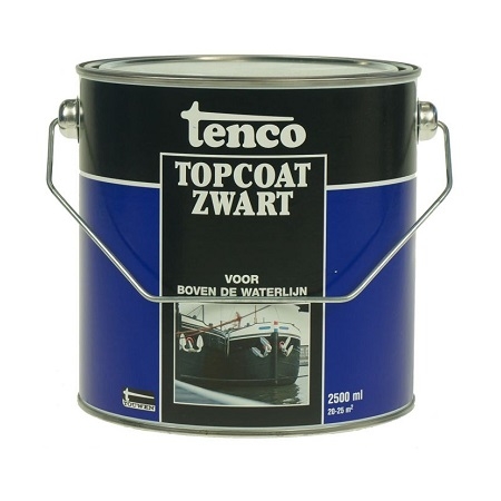 Touwen Tenco Topcoat Zwart 2,5 liter