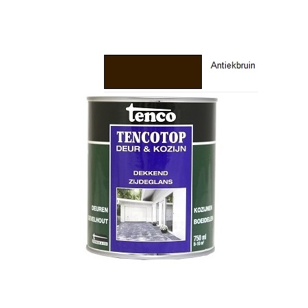 TencoTop dekkend zijdeglans antiekbruin