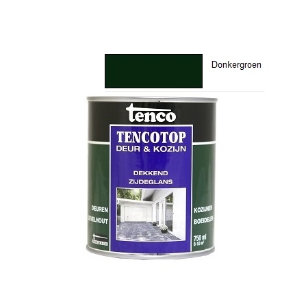 TencoTop dekkend zijdeglans donkergroen